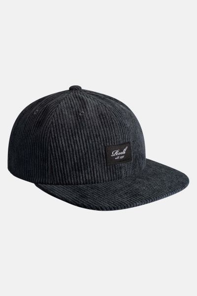 REELL - FLAT 6-PANEL Cap midnight grey cord