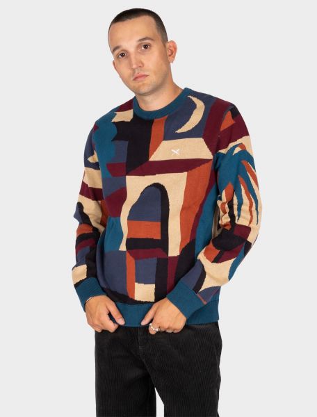 IRIE DAILY - BANKS KNIT Pullover night sky