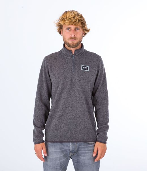 HURLEY - MESA RIDGELINE 1/4 Zip Pullover icon grey
