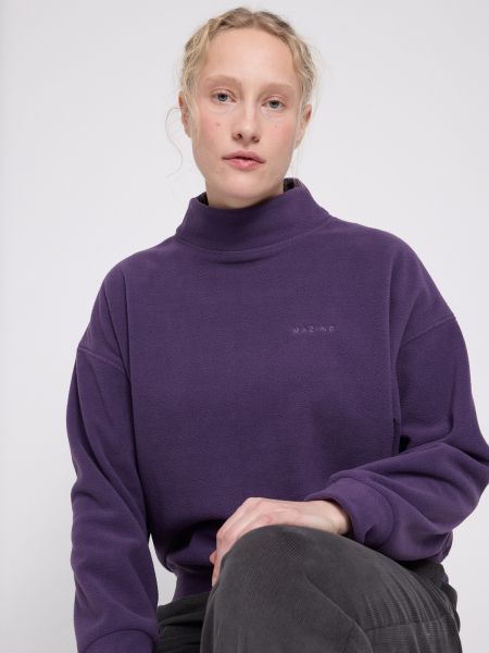 MAZINE - FRIDA TURTLENECK FLEECE Pullover purple indigo