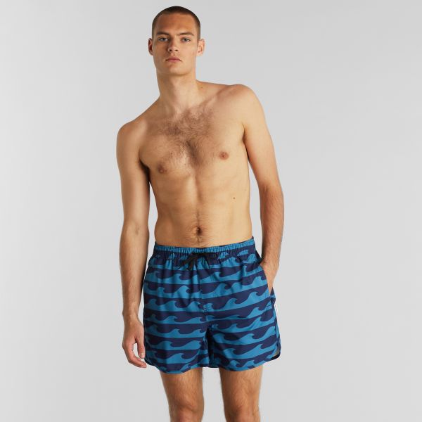 DEDICATED - SANDHAMN WAVES Swim Shorts blue