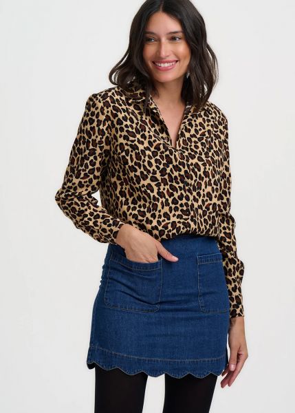 SUGARHILL BRIGHTON - CICELY CORD SHIRT Hemd leopard cord