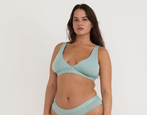 ORGANIC BASICS - SOFT TOUCH Basic Bralette - eukalyptus
