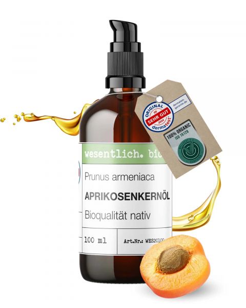 WESENTLICH. - Aprikosenkernöl BIO kaltgepresst - 100mll
