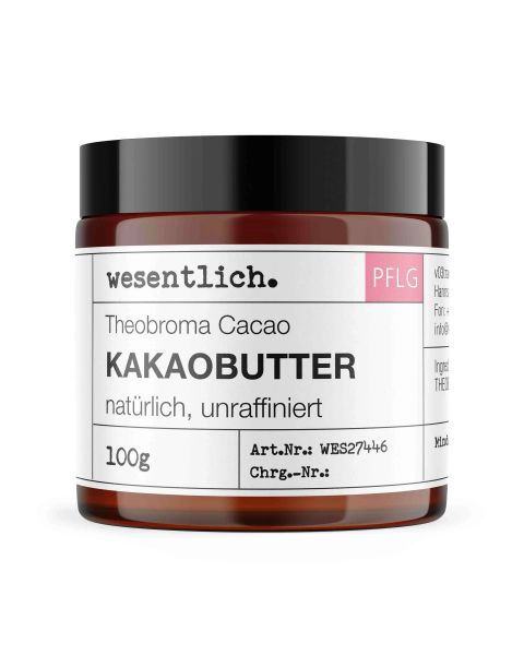 WESENTLICH. - Kakaobutter BIO unraffiniert - 100g