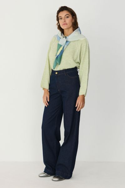 SKFK - AINHIZE TROUSERS ORGANIC Hose DK dark denim