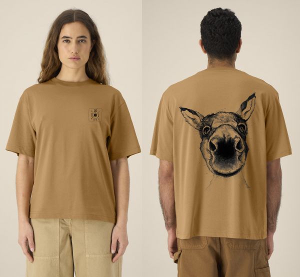 TiLLi - HORST Unisex organic Shirt grounded beige