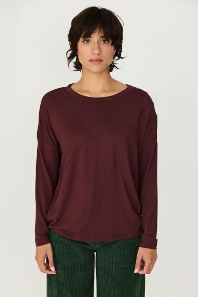 SKFK - BELTZANE Modal T-Shirt R9 chocolateSKFK - BELTZANE Modal T-Shirt R9 chocolate
