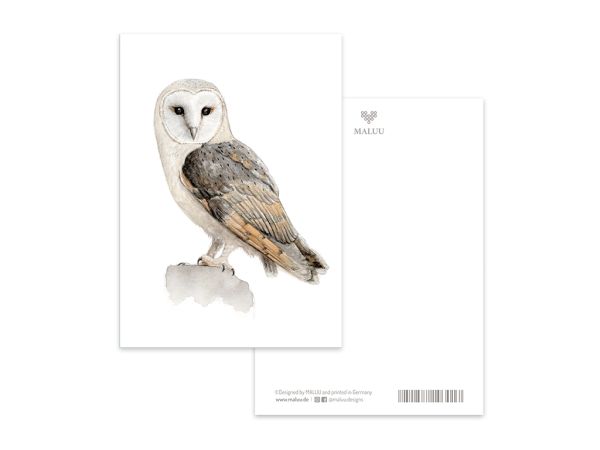 BRIGHT OWL Postkarte A6