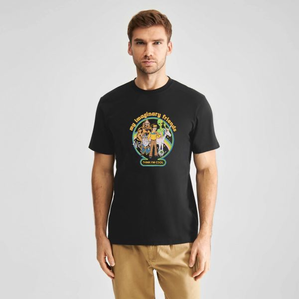 DEDICATED - MY IMAGINARY FRIENDS STOCKHOLM T-Shirt black