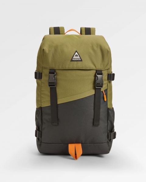 PASSENGER - BOONDOCKER Recycelter 26L Rucksack - black khaki