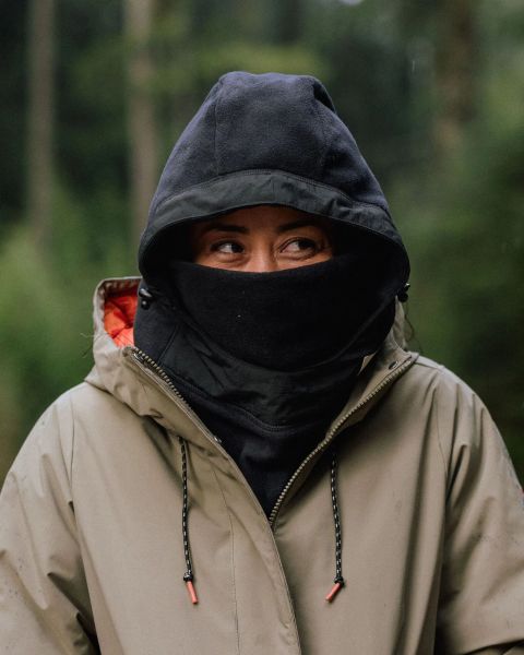 PASSENGER - SNOW LODGE POLARTEC HOOD Fleece Kapuze black