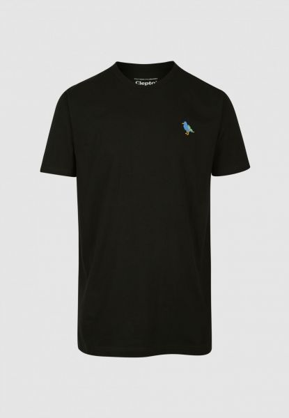 CLEPTOMANICX - PIXEL GULL Shirt black