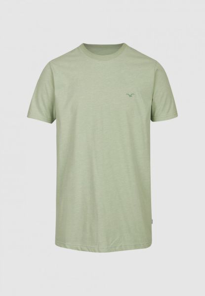 CLEPTOMANICX - LIGULL REGULAR T-Shirt heather ice green