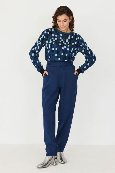 SKFK - MIRARI TROUSER Modal Hose B7 dark blue