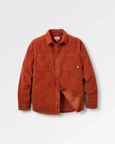 PASSENGER - BACKCOUNTRY CORD LIGHT SHIRT Hemd dark rust