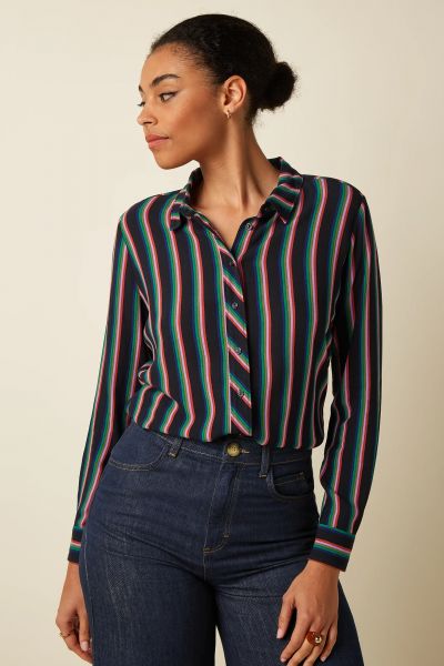 KING LOUIE - ROSIE BLOUSE Bluse harley stripe