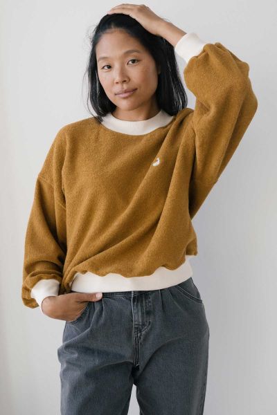 TWOTHIRDS - BEQUIA Pullover - golden brown