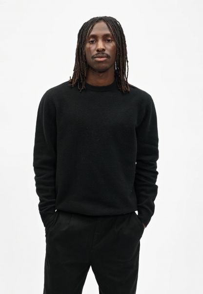CLEPTOMANICX - SOFT CREWNECK Pullover black