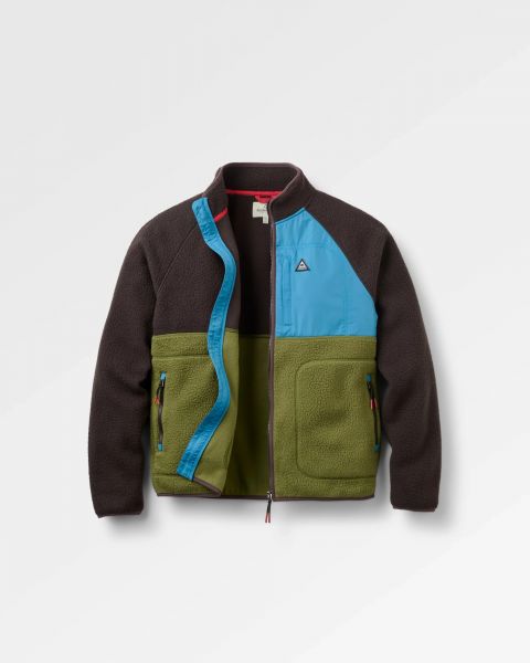 PASSENGER - OFFGRID FULL ZIP SHERPA FLEECE Jacke espresso khaki