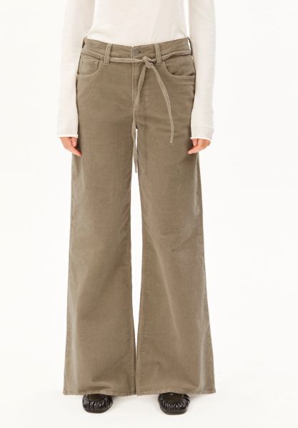 ARMEDANGELS - ASTRAEAAS MID CORDUROY PANT Cordhose light sage