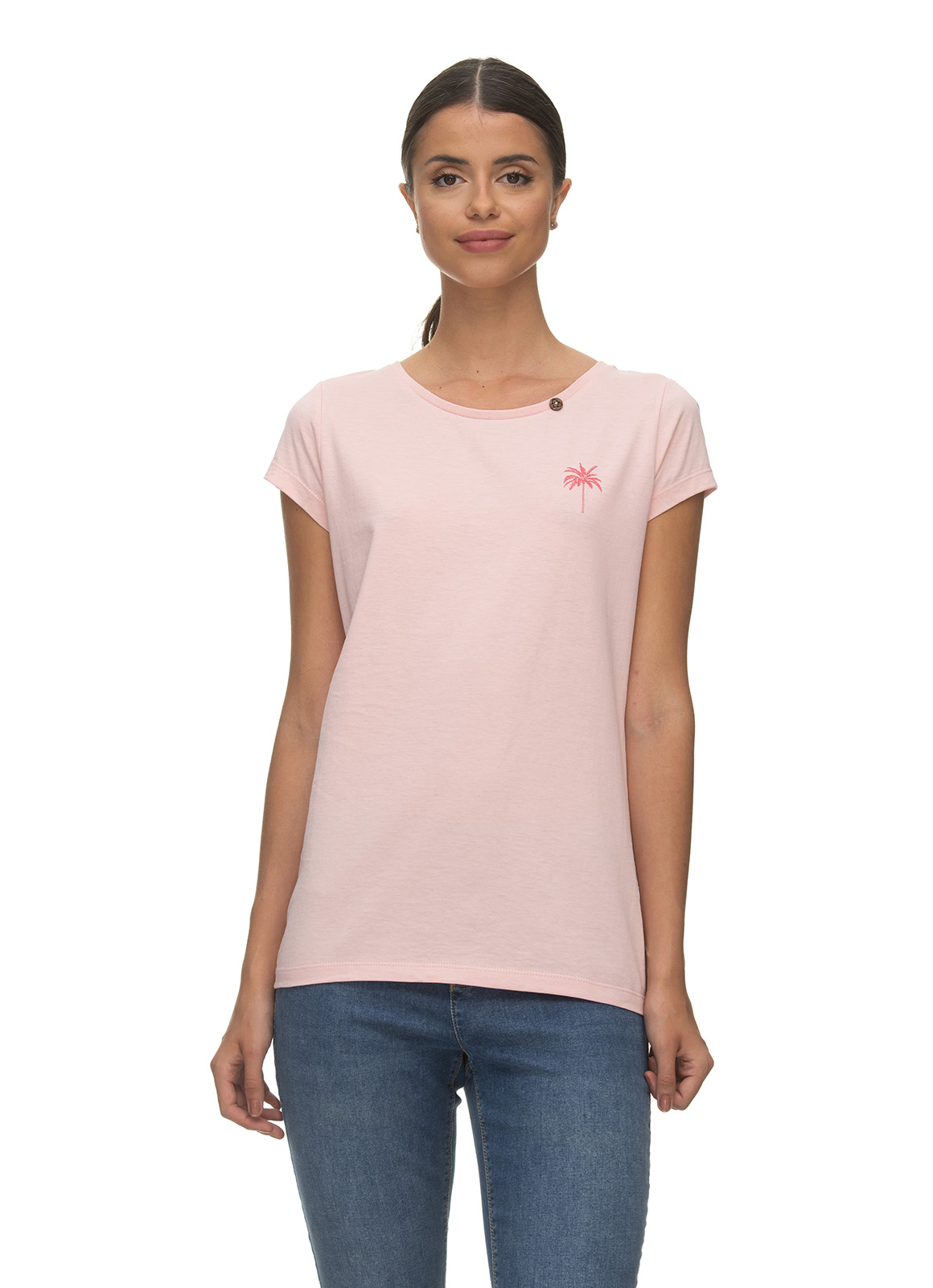 RAGWEAR-FLORAH-REMAKE-ORGANIC-T-Shirt-light-pink