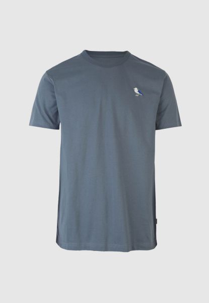 CLEPTOMANICX - LIGULL REGULAR shirt blue mirage