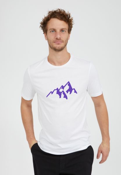 JAAMES CENTER MOUNTAIN T- Shirt white