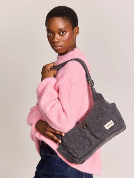 HINDBAG - EMILE Tasche - grey denim