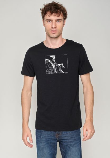 GREENBOMB - BIKE SQUARE Spice T-Shirt black