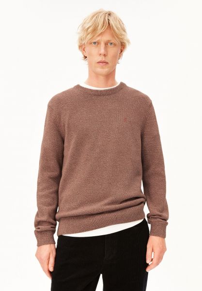 ARMEDANGELS - ALVAARIO KNIT SWEATER Pullover amberwood oatmilk