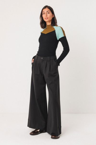 SKFK - NIA TROUSER Tencel/ Modal Hose 2N black