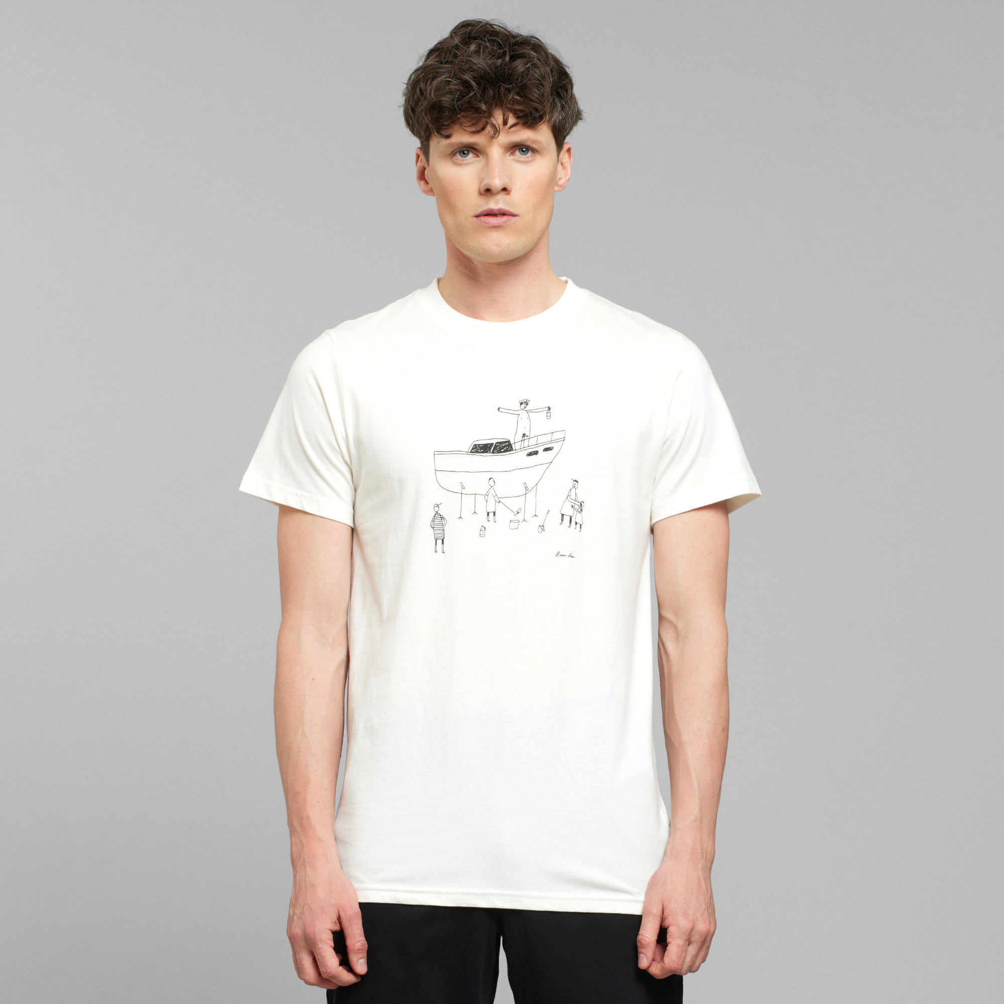 DEDICATED-ALL-OUT-BOATcSTOCKHOLM-T-Shirt-off-white