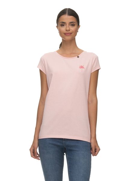 RAGWEAR - FLORAH REMAKE ORGANIC T-Shirt light pink 