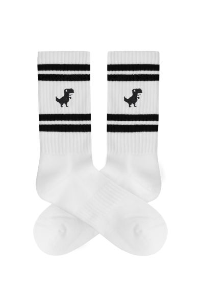 A-DAM - DINO Socken white