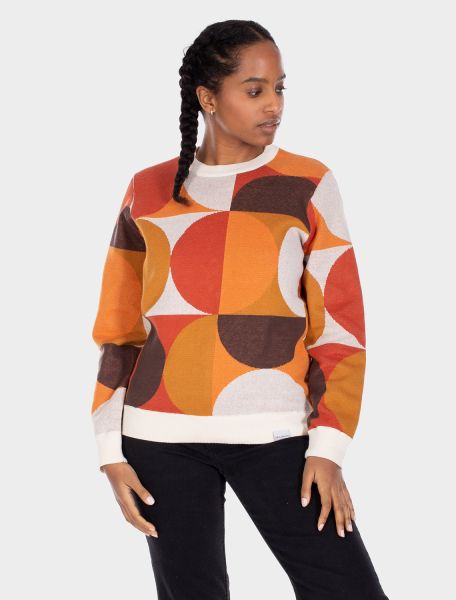 IRIE DAILY - RUDY KNIT Pullover rusty orange