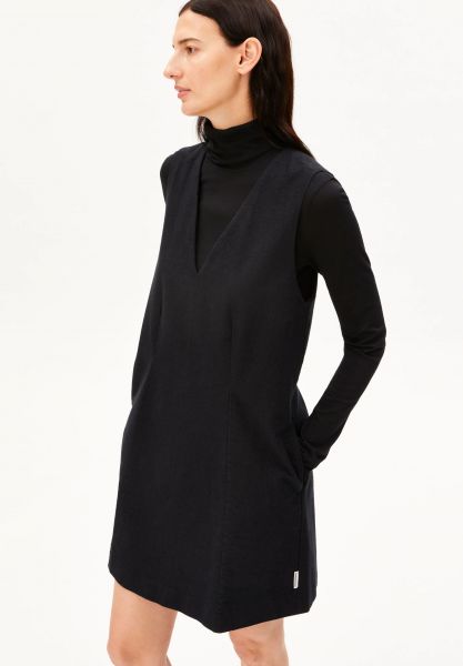 ARMEDANGELS - HERRINGBONE PINAAFO GOTS Keid dark steel-black