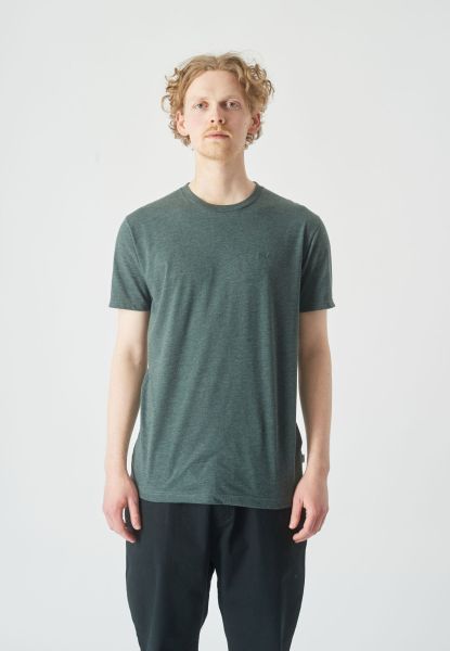 CLEPTOMANICX - LIGULL REGULAR T-Shirt heather scarab green