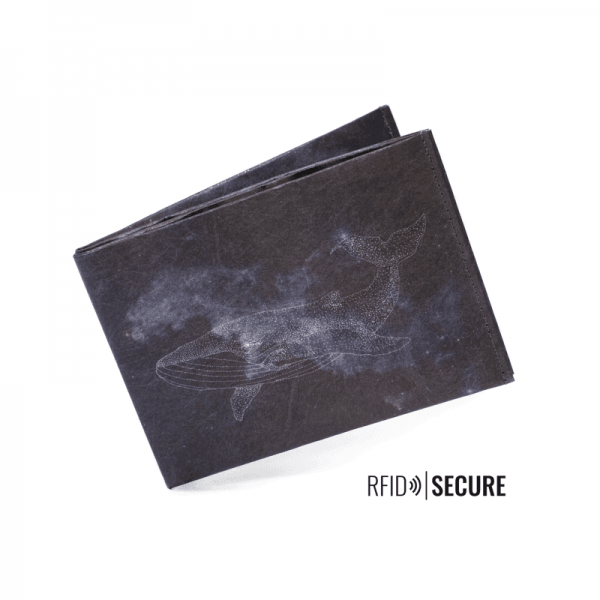 PAPRCUTS - GALACTIC WHALE RFID SECURE Portemonnaie